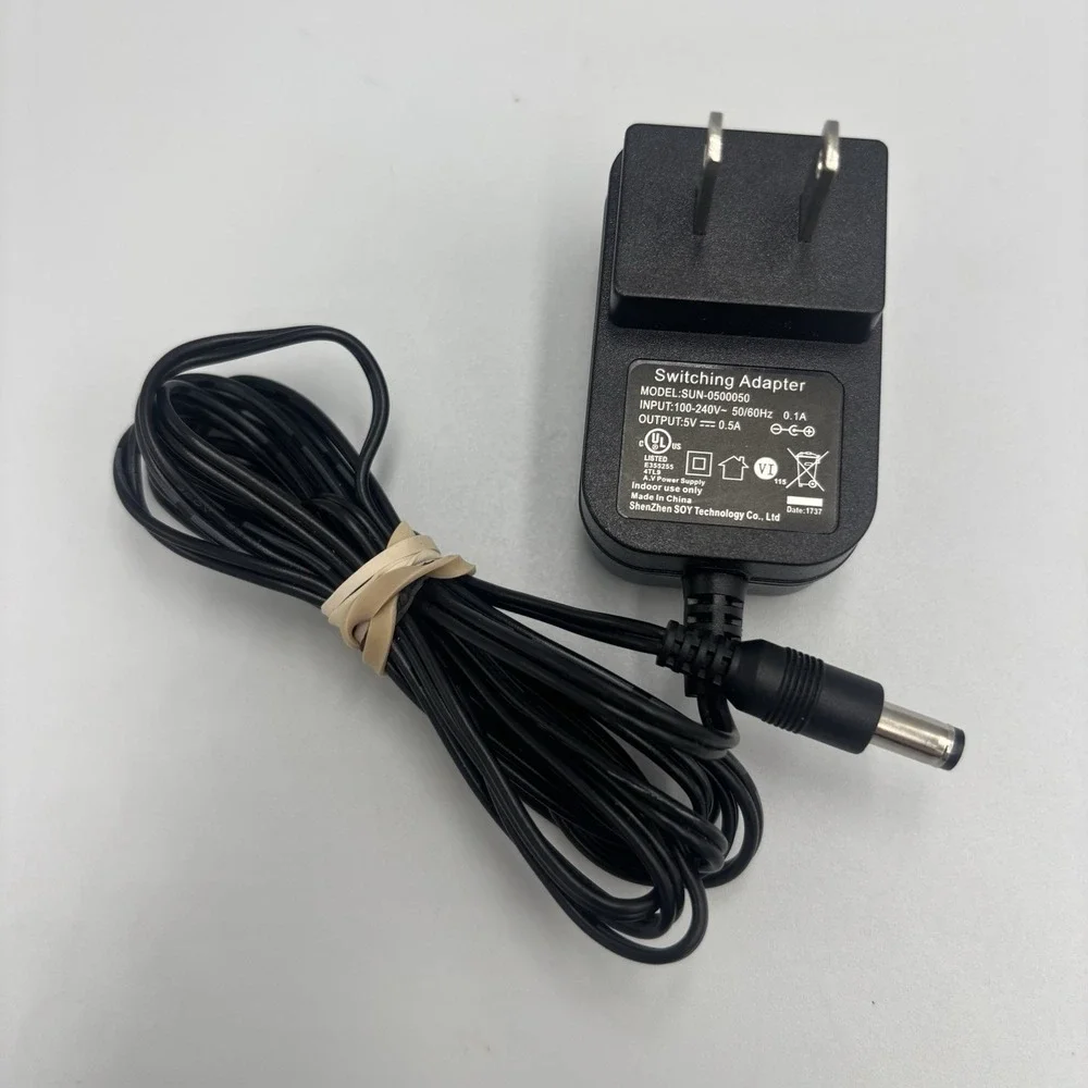 Shenzen Soy Switching Adapter‎ Model SUN-0500050 Output 5V 0.5A for NS-WHP314